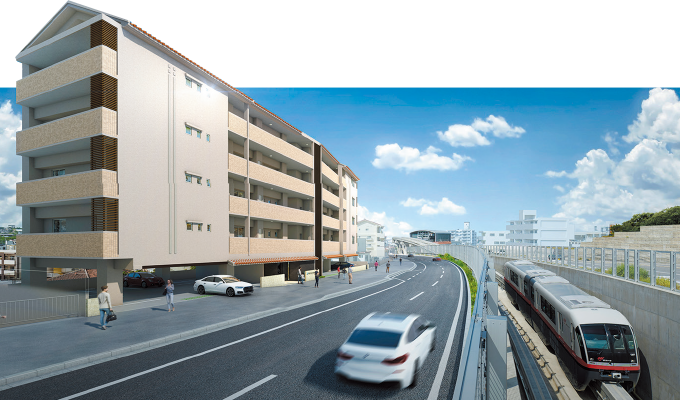 伝統的な建築様式を取り入れた低層の美邸。緩やかに、美しく、心地いいくつろぎへ。