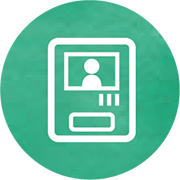 カラーモニター付きインターホン