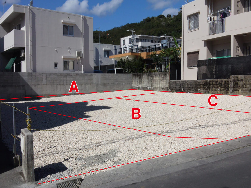 南風原町兼城③区割り