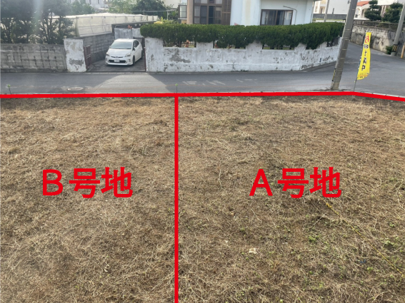 読谷村古堅2区画-後ろ-加工