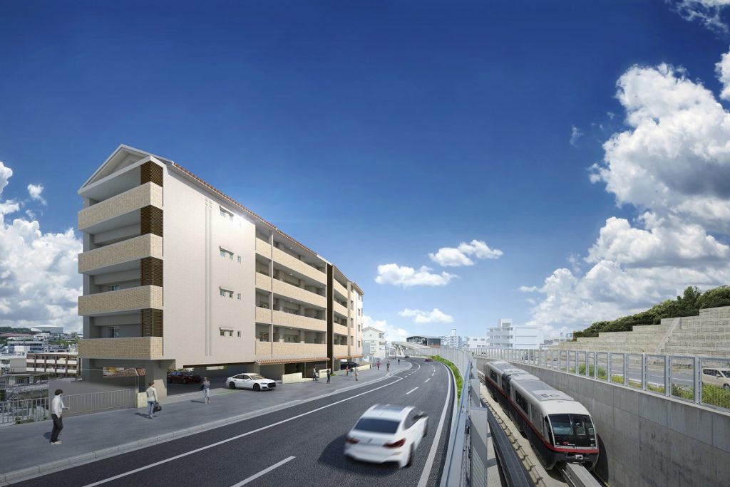 01_浦添前田_外観パース3