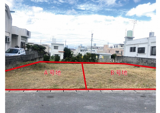 区割り(Ａ・Ｂ号地)