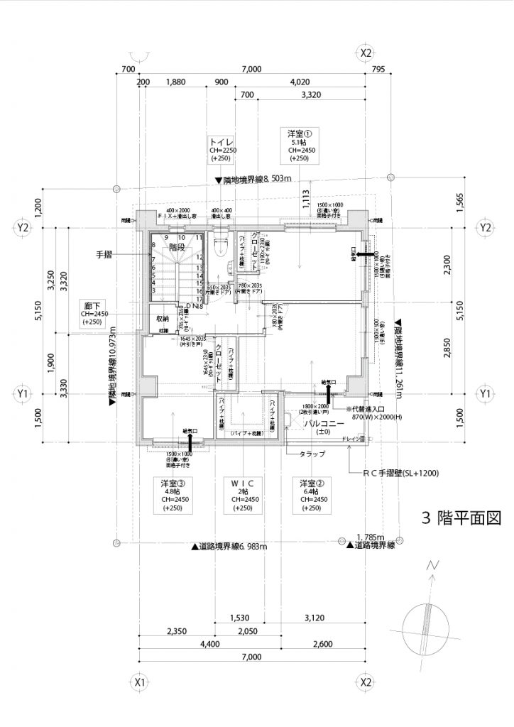 プラン図面3階